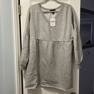 FOREVER 21 SWEATSHIRT DRESS SZ MEDIUM BRAND NEW WITH TAGS